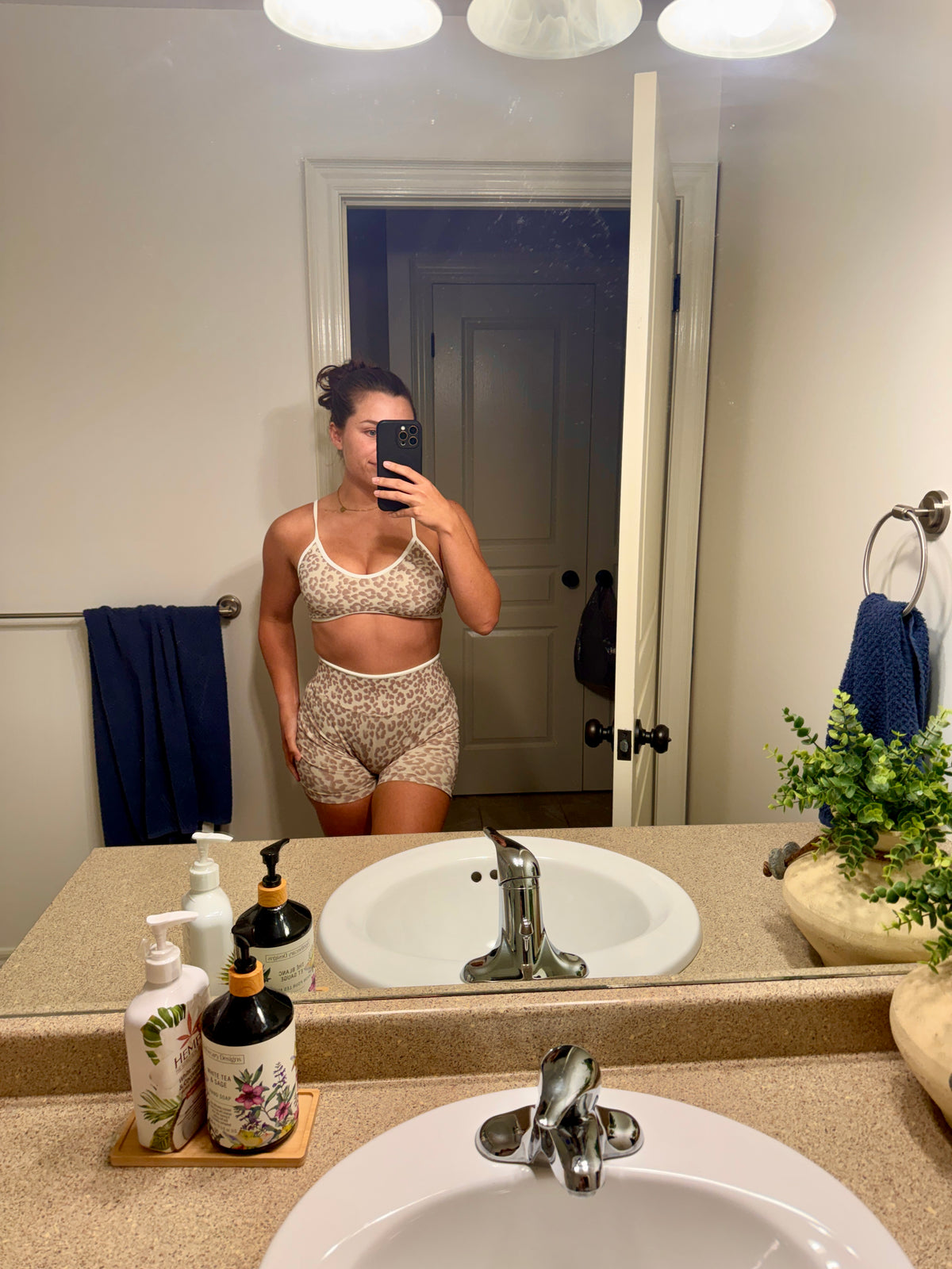 Classic Cheetah Sports Bra