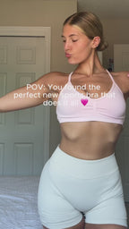 Pink Sports Bra